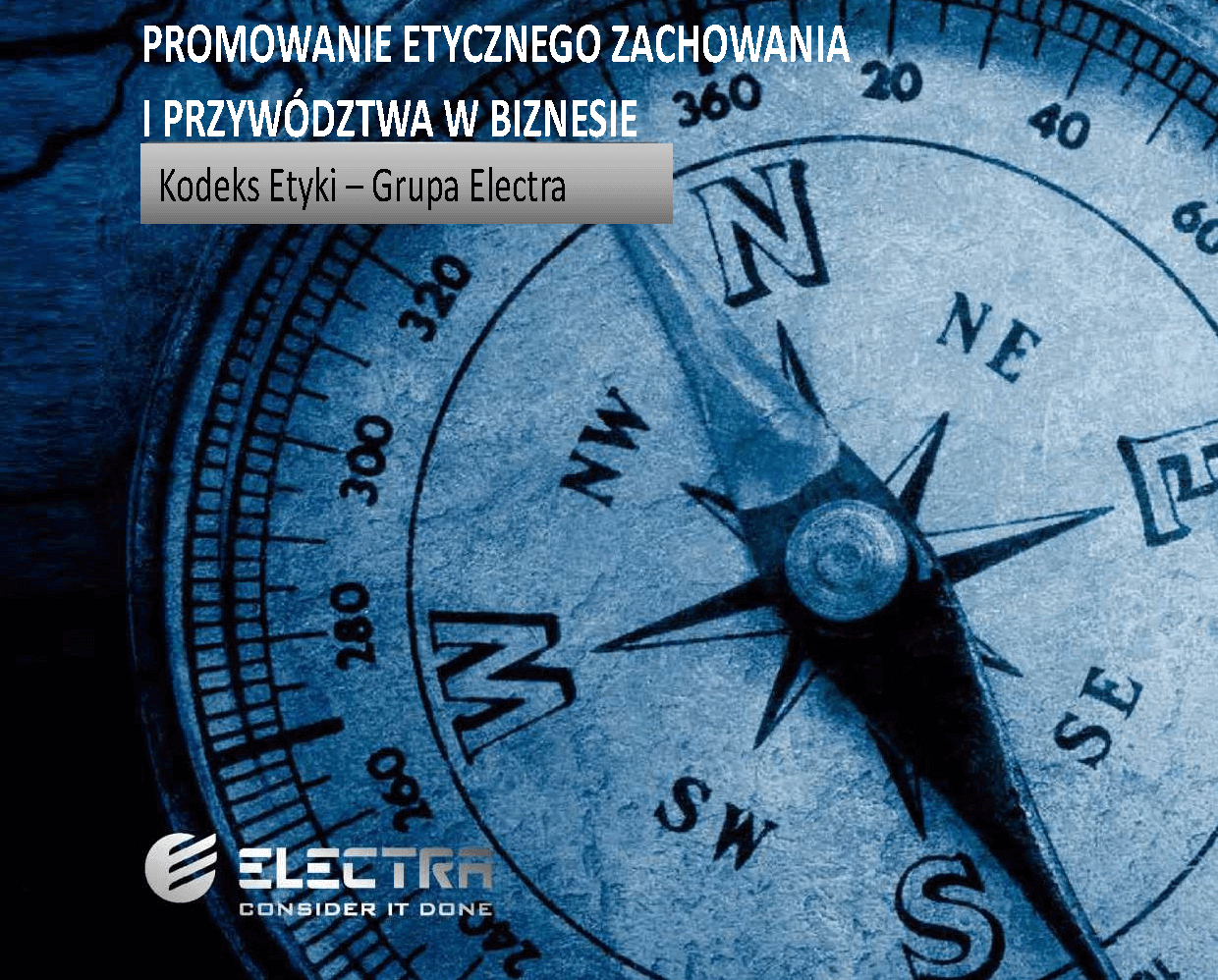 Kodeks Etyki – Grupa Electra