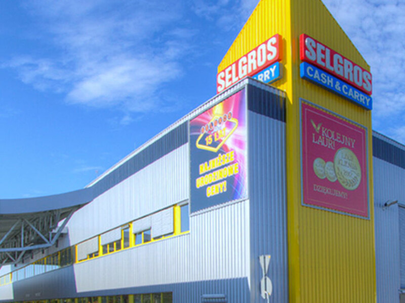 CH Selgros – Warszawa Lesznowola, Gdańsk-Osowa, Białystok